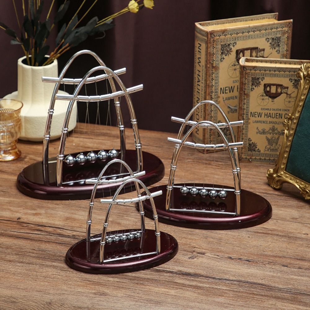 Science Toy - لعبة علم الفيزياء: مهد البندول المعدني،