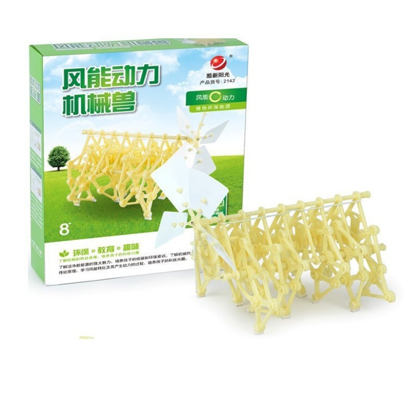 روبوت وحش بيونيكي يعمل بالرياح - مراجعة Science Diy Model وسعره
