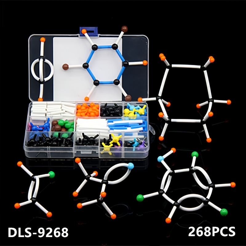 طقم نماذج جزيئية 268 قطعة معبأ - مراجعة Chemistry Set Beginner وسعره