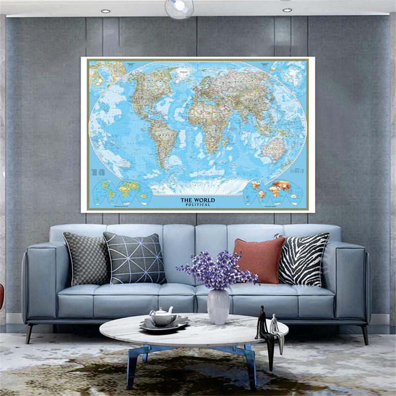 ملصق خريطة العالم باللغة الإنج - مراجعة Star Map Poster وسعره