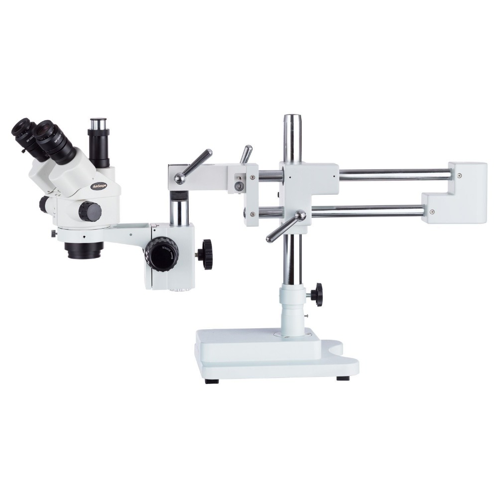 AmScope 7X-45X مجهر تكبير ستير - مراجعة Amscope Microscope Stereo 7X-45X وسعره